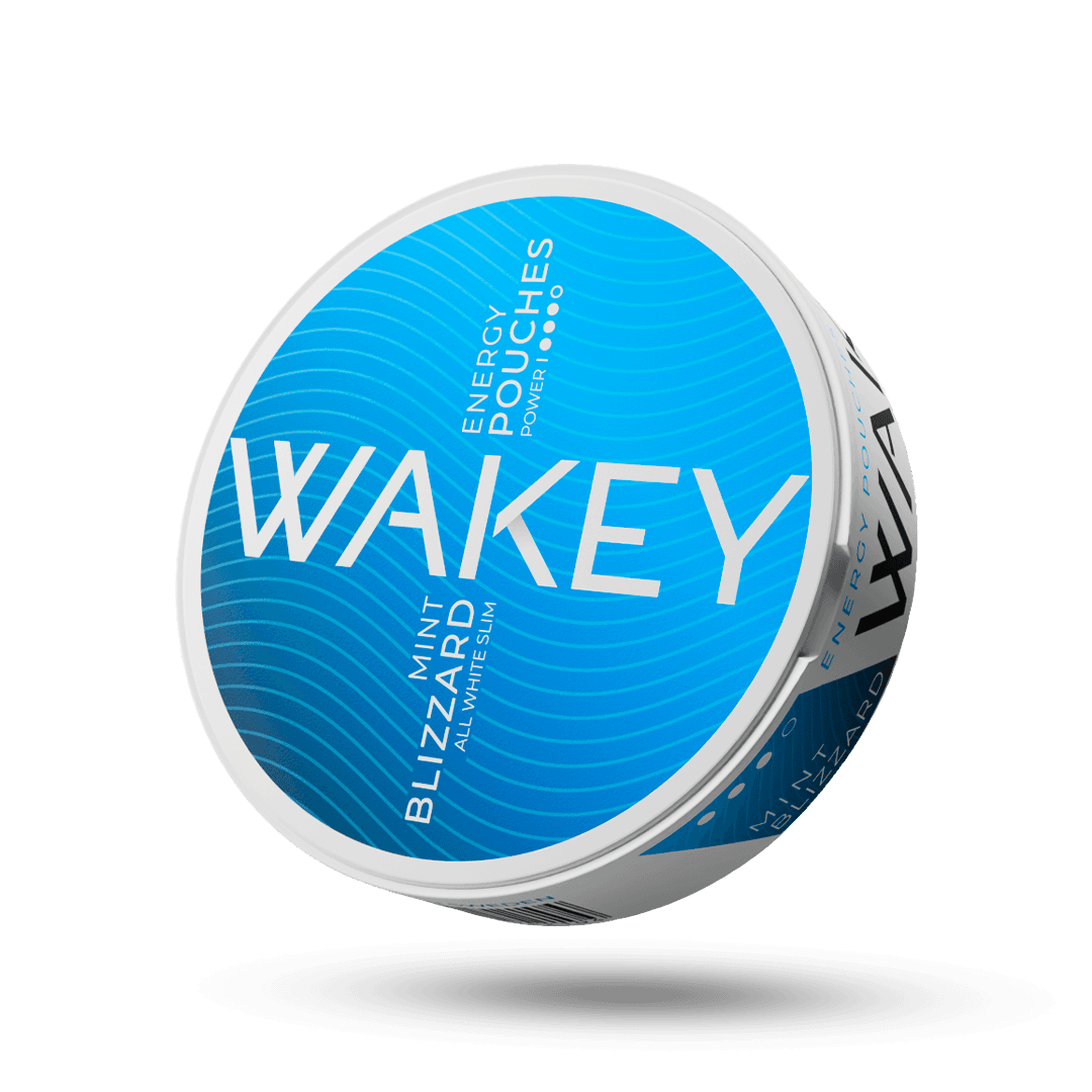 Wakey Blizzard Mint energy pouch can