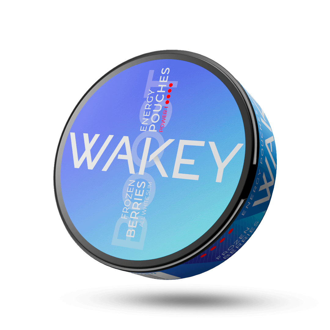 Wakey Boost Frozen Berries energy pouch can