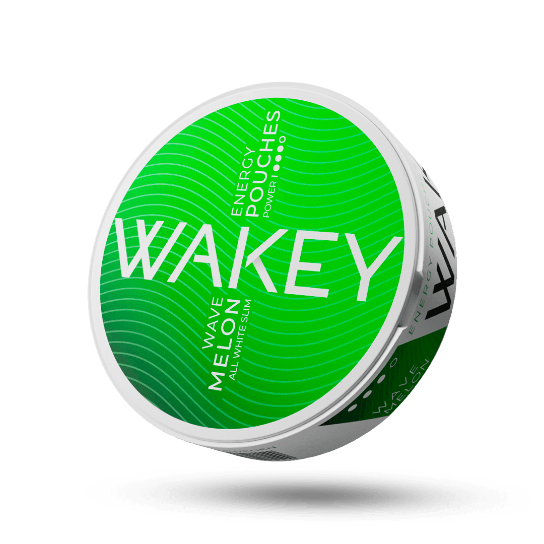 Wakey Melon Wave energy pouch can