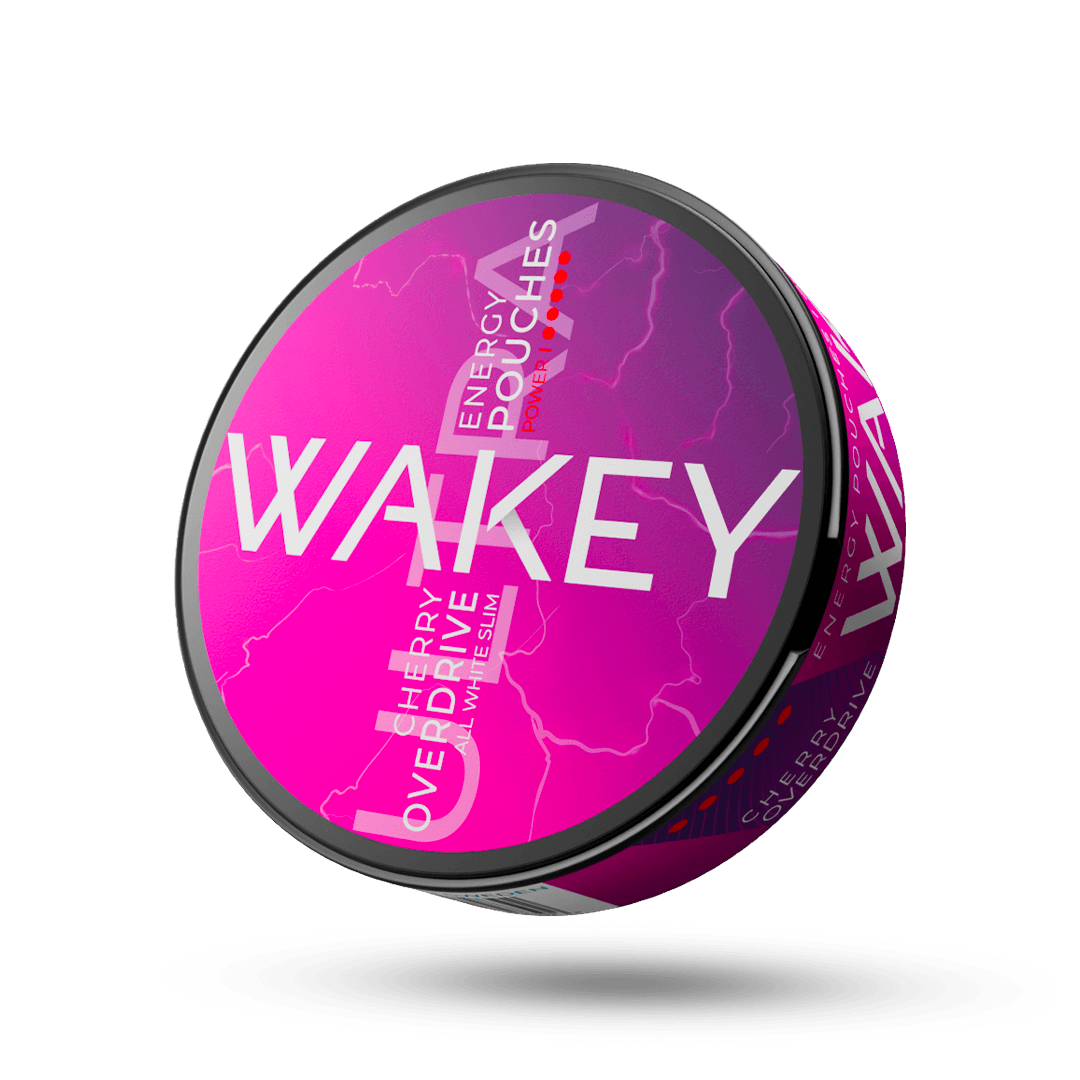 Wakey ULTRA Cherry Overdrive energy pouch can