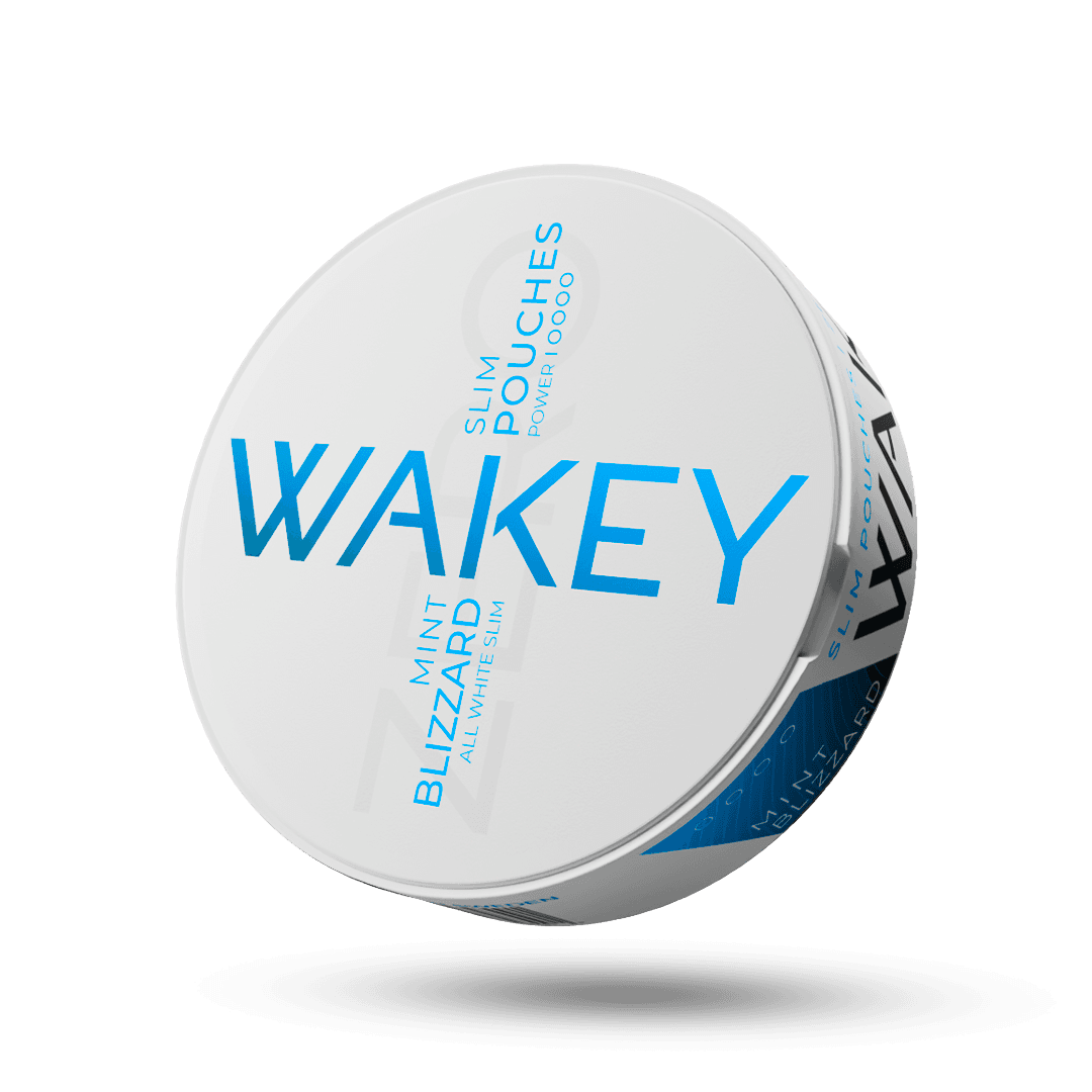 Wakey zero Blizzard Mint energy pouch can