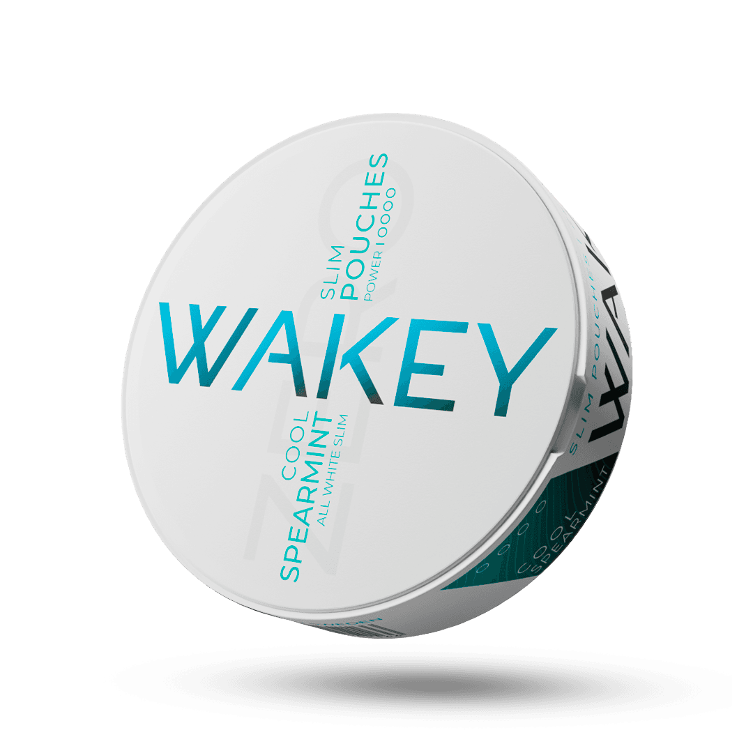 Wakey zero Cool Spearmint energy pouch can