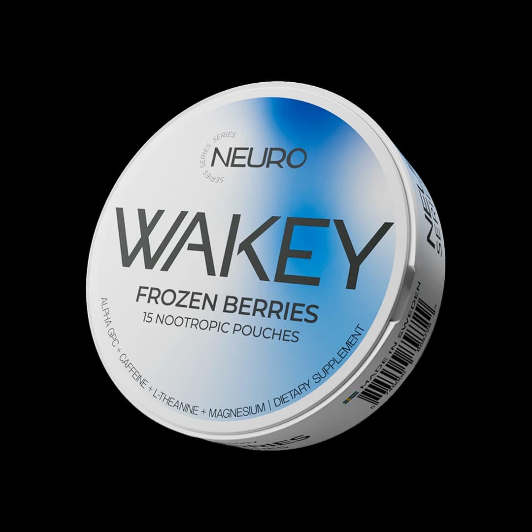 Wakey Neuro Frozen Berries nootropic pouch can