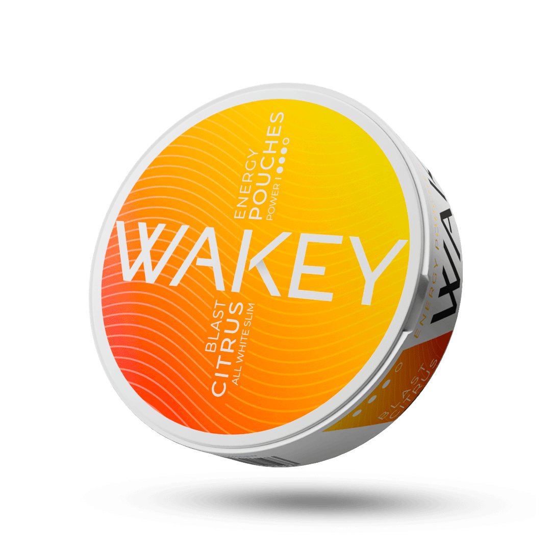 Wakey Citrus Blast energy pouch can