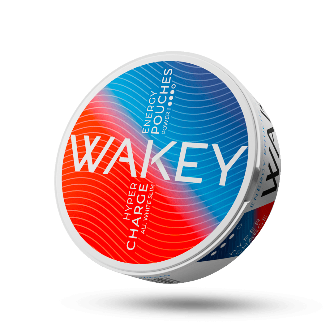 Dåse med Wakey Hyper Charge energipouches